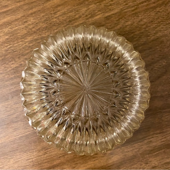 Vintage Leonard 5” Bowl Clear Italian Crystal with Silver Plated Rim - Italy - Picture 4 of 6